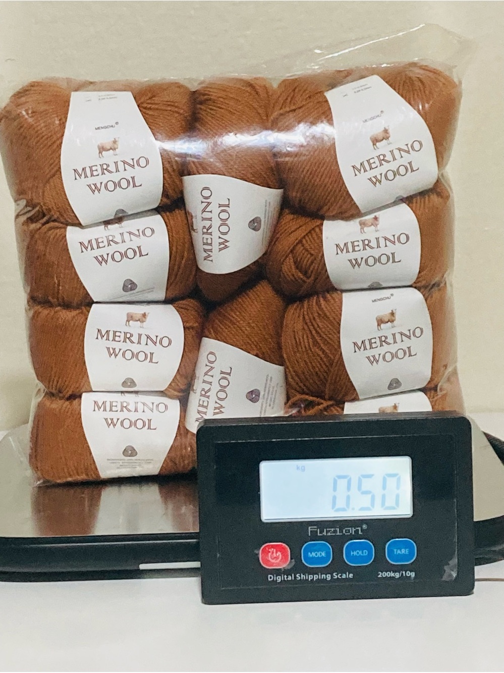 10 NWT (490g+ total) 100% Merino Wool Yarn by Mengchu in Fall Leaves